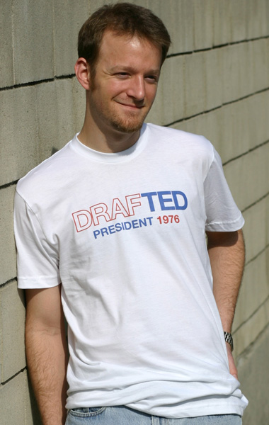 Ted Kennedy 'DrafTED' 1976 Presidential Campaign T-Shirt - Unisex