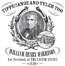 Presidency Chart William Henry Harrison And John Tyler